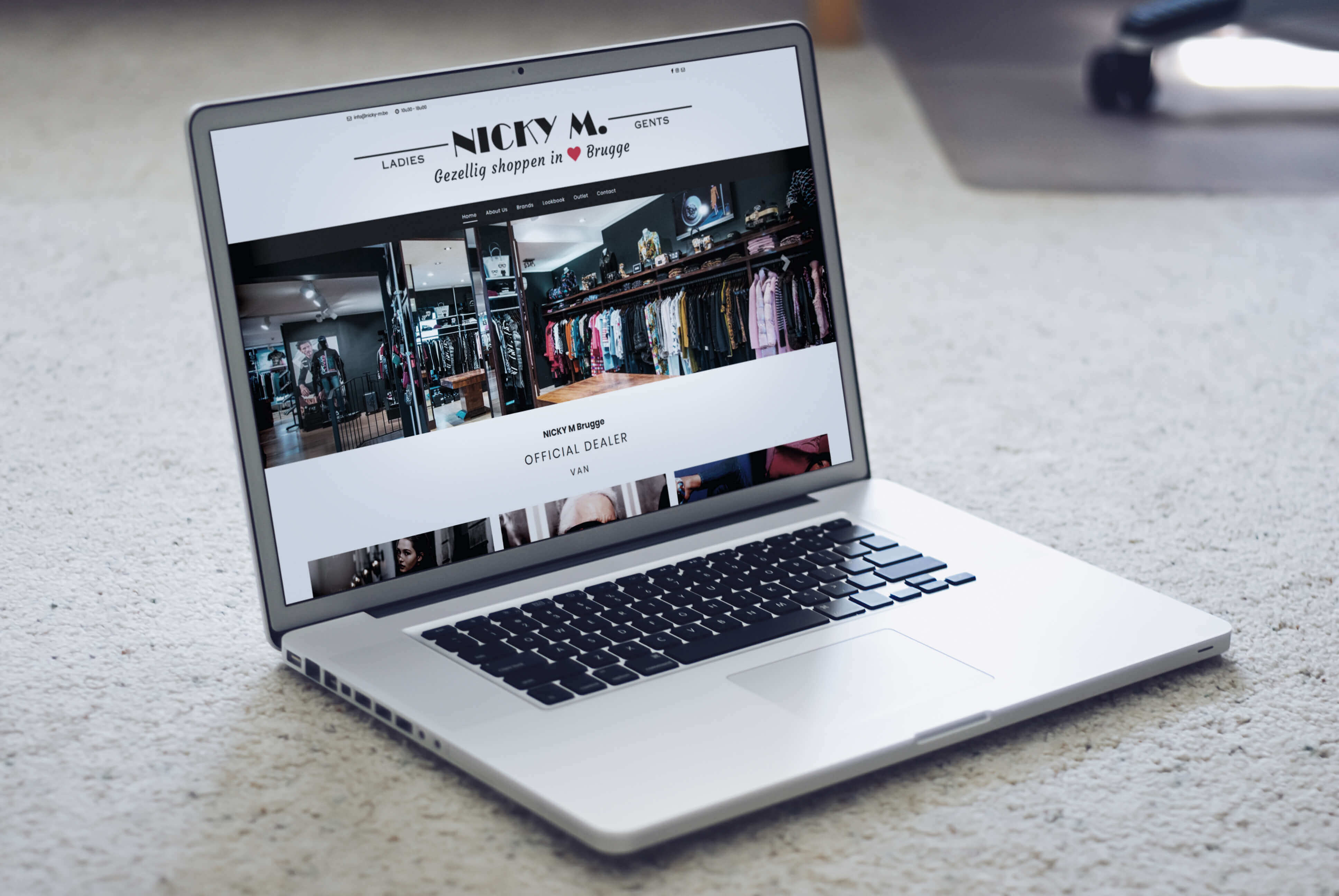 Professionele website voor Nicky M